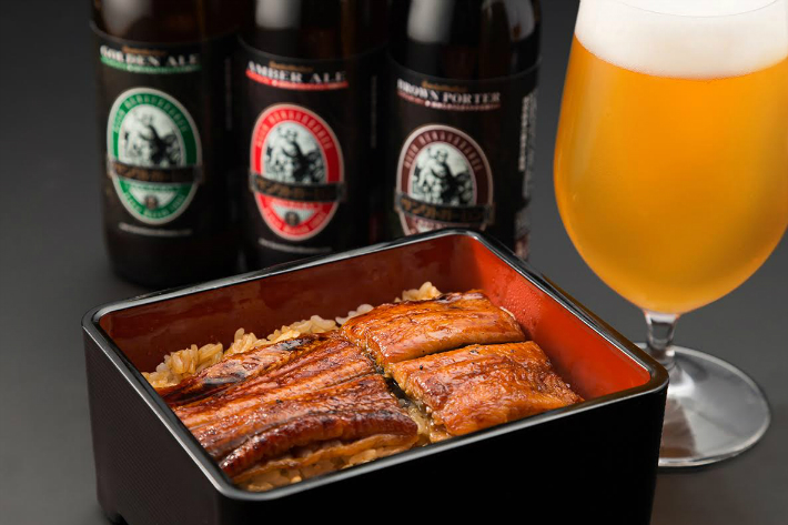 国産うなぎ蒲焼きとクラフトビールのセット
